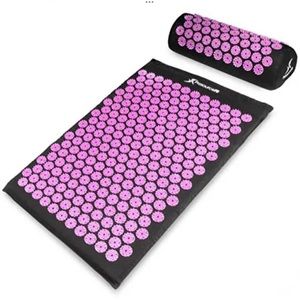 ProsourceFit Acupressure Mat and Pillow Set for Back/Neck Pain Relief and Muscle